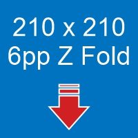 210 x 210 6pp Z Fold